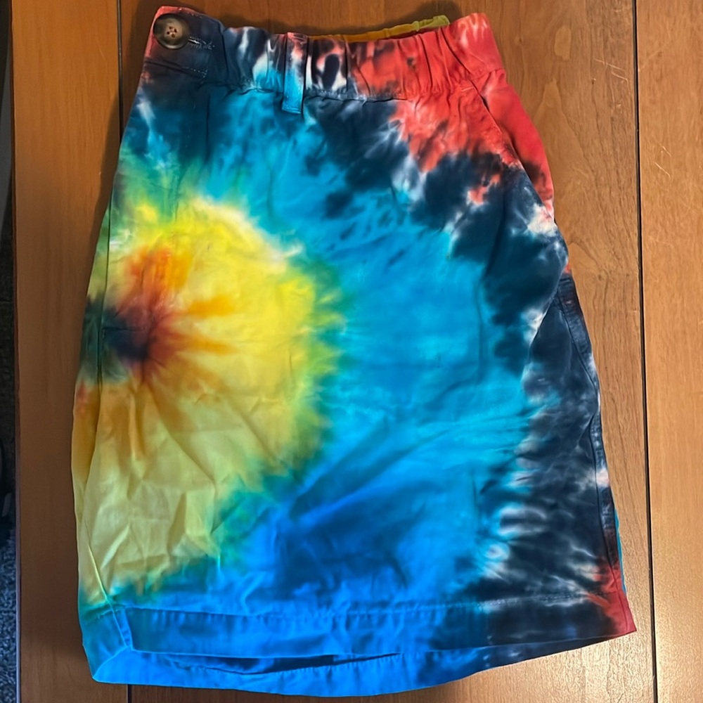 Men’s Tye Dye Chubbies Shorts, Size XLarge